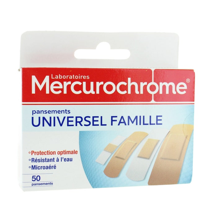 Medicazioni universali per la famiglia X50 Mercurochrome