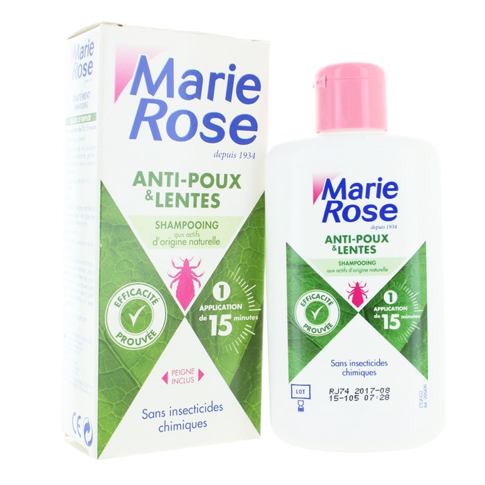 Shampoo ai pidocchi e alle lendini con Actifa naturali 125 ml Marie Rose