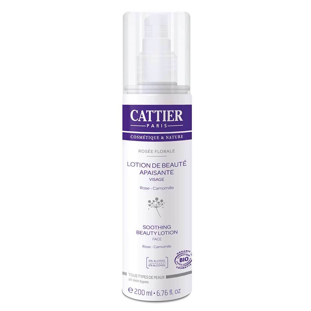 Cattier Rosee Floralis Lozione lenitiva di bellezza biologica 200 ml