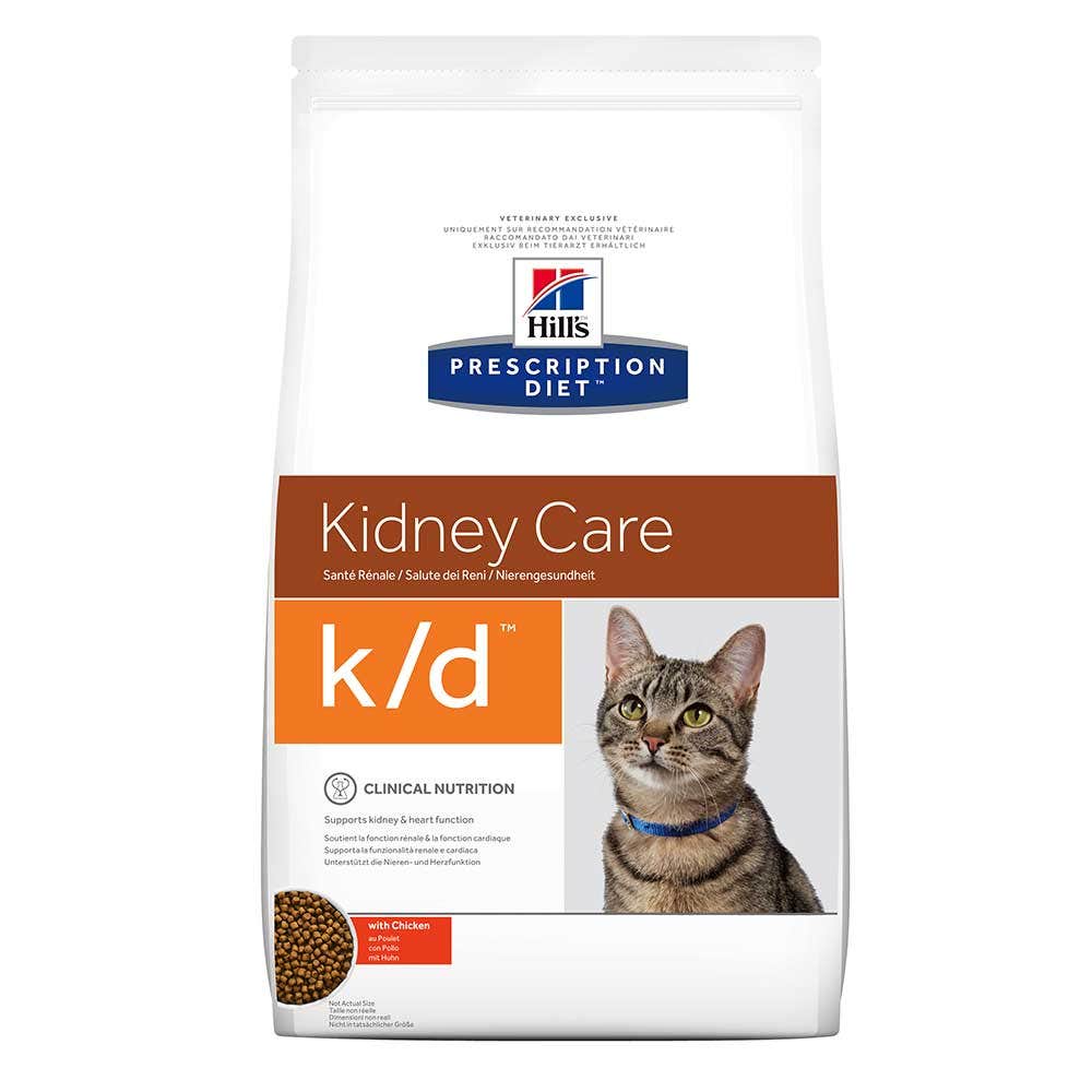 Hills Prescription Diet Crocchette di pollo Kidney Care K/d Gatto 1.5 kg