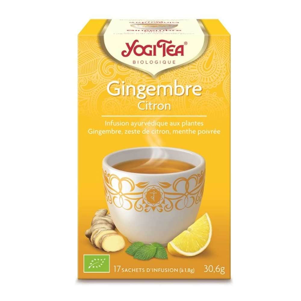 Yogi Tea Infuso biologico Zenzero Limone 17 Bustine
