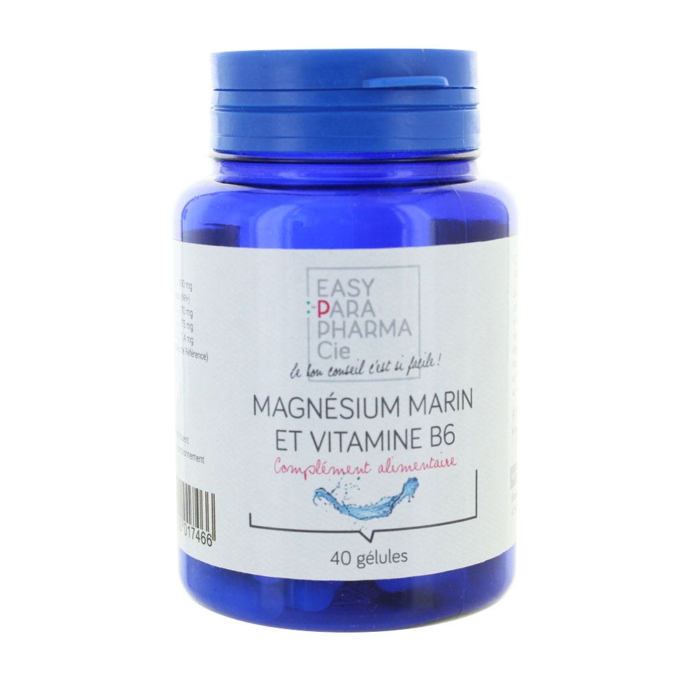 Easyparapharmacie Magnesio Marino E Vitamina B6 40 Capsule