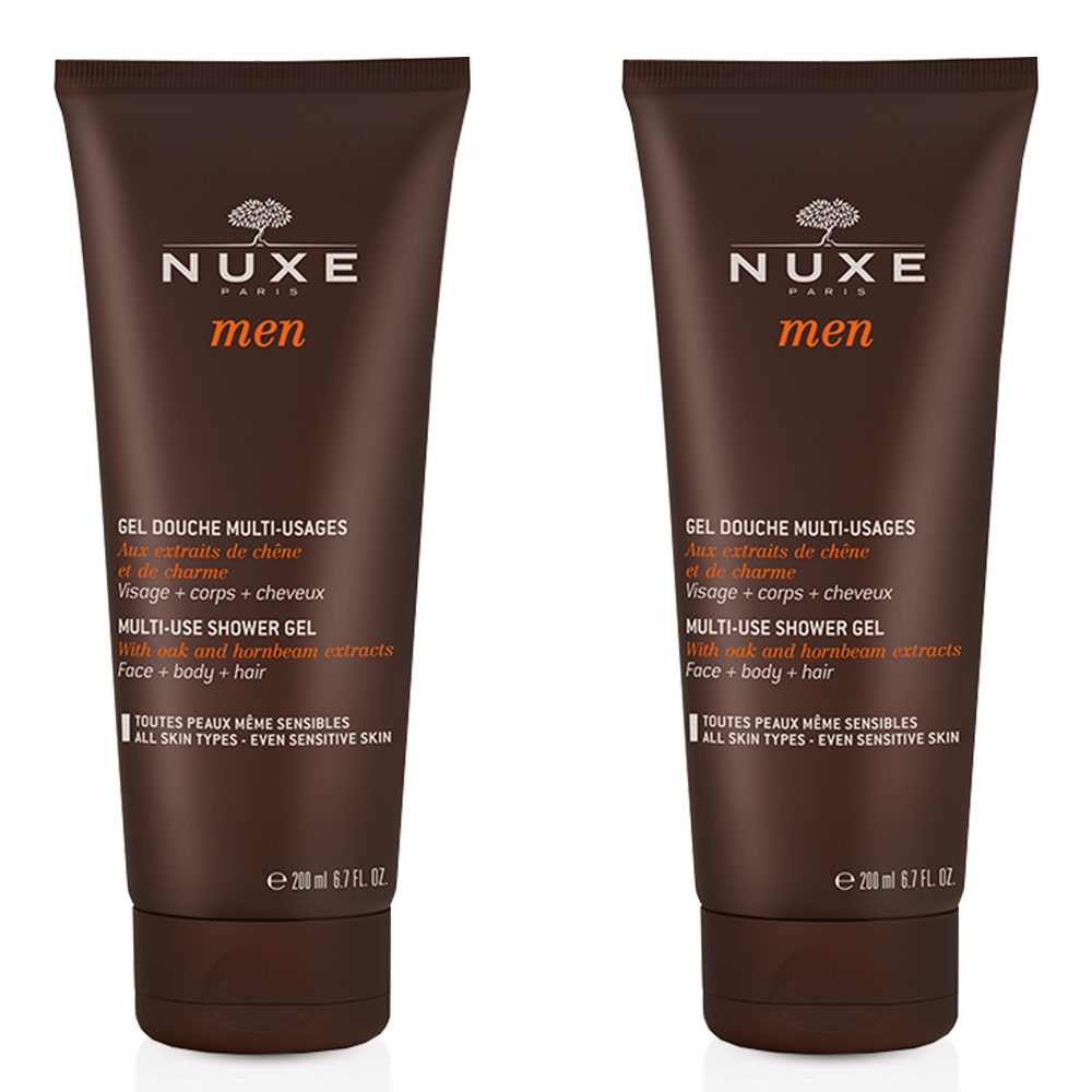 Nuxe Men Gel doccia Multiuso Corpo e Capelli 2x200ml