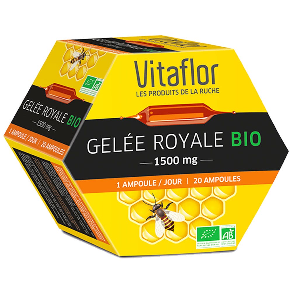 Vitaflor Pappa reale biologica 20 fiale 1500 mg