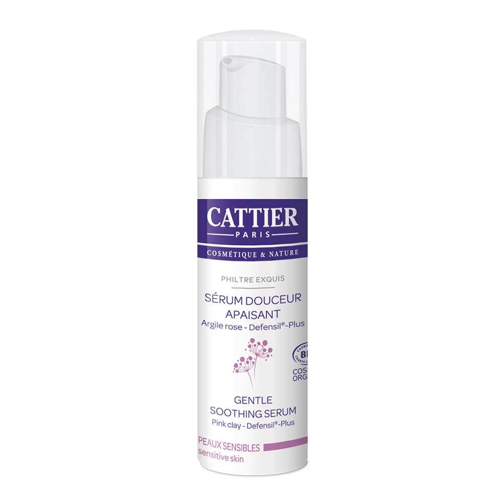 Cattier Serum Douceur Apaisant Philtre Exquis Peaux Sensibles Bio 30ml