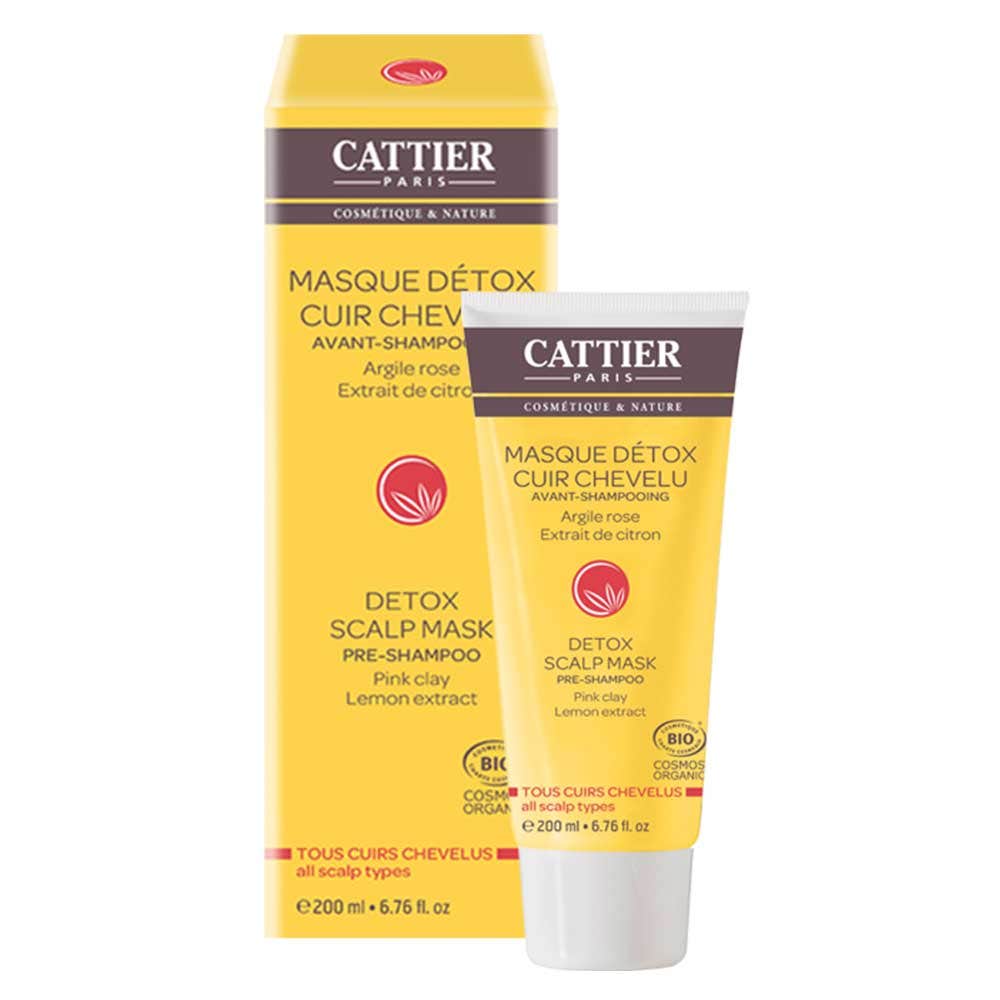Cattier Shampoo Maschera Detox per il cuoio capelluto Bio Avant 200 ml