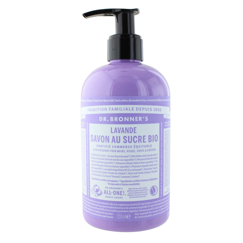 Dr Bronner'S Sapone liquido alla Lavanda 355 ml