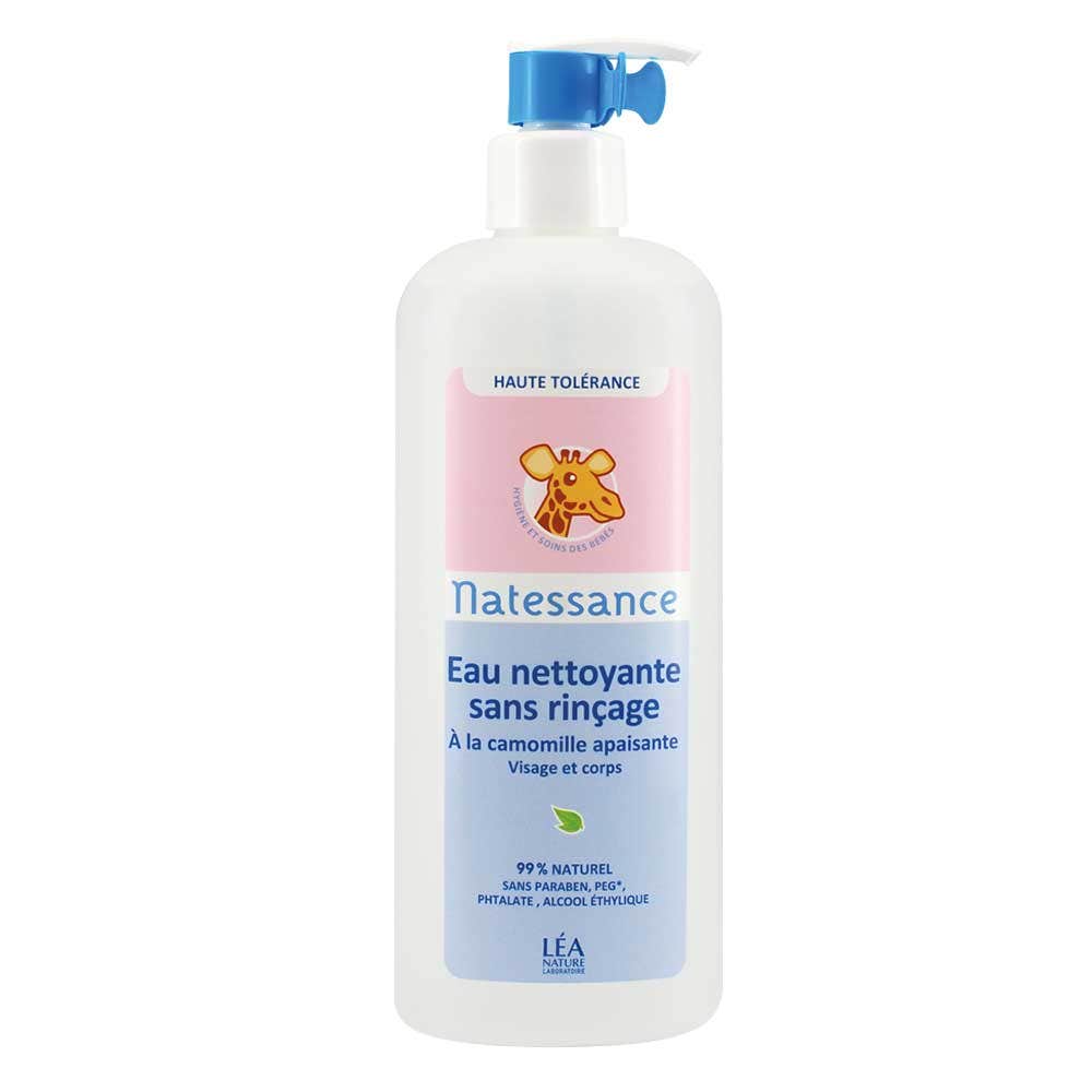 Natessance Acqua detergente senza risciacquo viso e corpo 500 ml