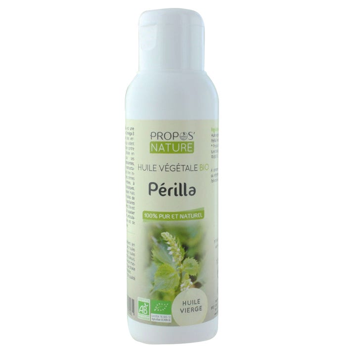 Olio vegetale biologico di Perilla 100ml Propos'Nature