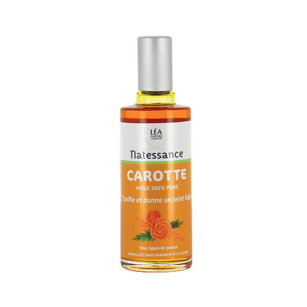 Natessance Olio di carota per incarnato dorato 100 ml