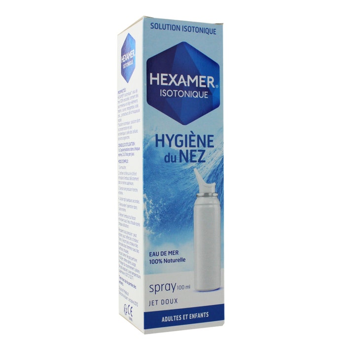 Igiene del naso isotonica per adulti e bambini 100ml Hexamer