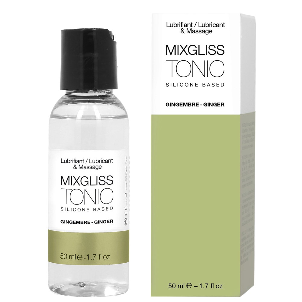 Mixgliss Tonic Lubrificante e Massaggio in silicone al gusto di zenzero 50ml