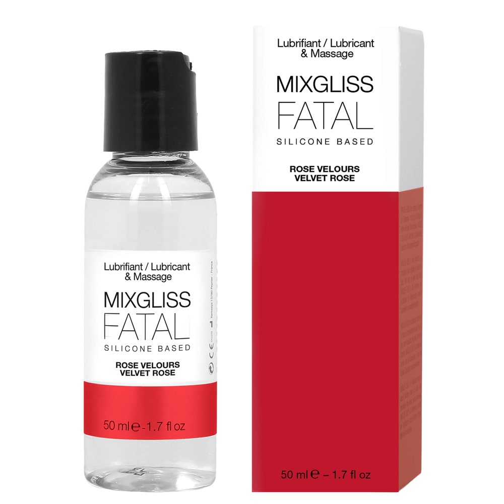 Mixgliss Lubrificante Fatale e Massaggio Silicone Gusto Velluto Rosa 50ml