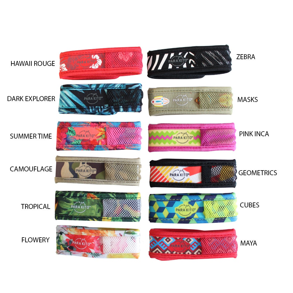 Para Kito Bracciale naturale Repellente Repellente per zanzare