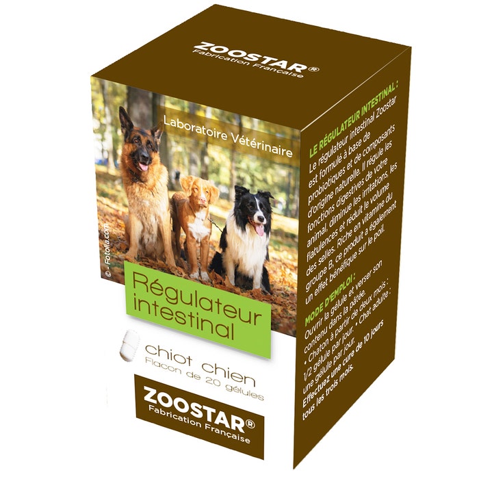 Regolatore intestinale per Cuccioli e Cane 20 Gelule Zoostar