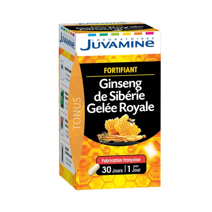 Pappa Reale Fortificante al Ginseng Siberiano x30 Capsule Juvamine