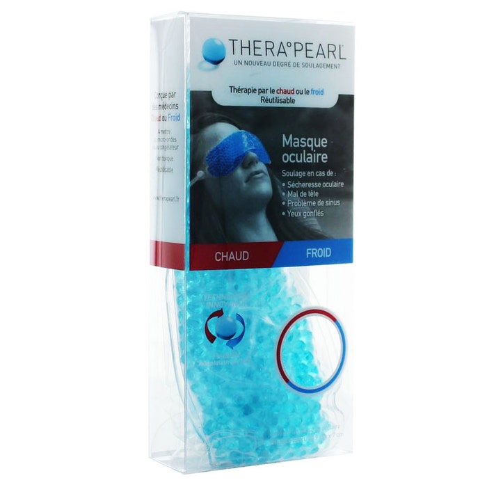Terapia del calore o del freddo 22.maschera per gli occhi 9x7 Cm TheraPearl