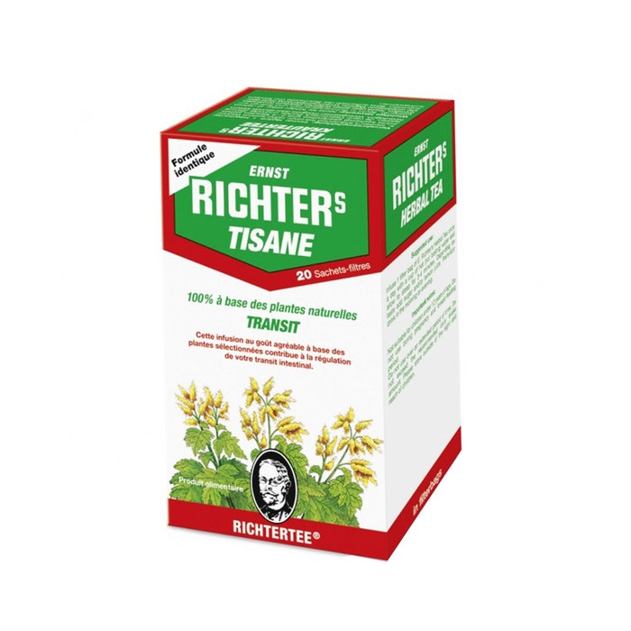 Tè alle erbe di Ernest Ritchers di transito 20 Sacchetti filtro Dr. Theiss Naturwaren