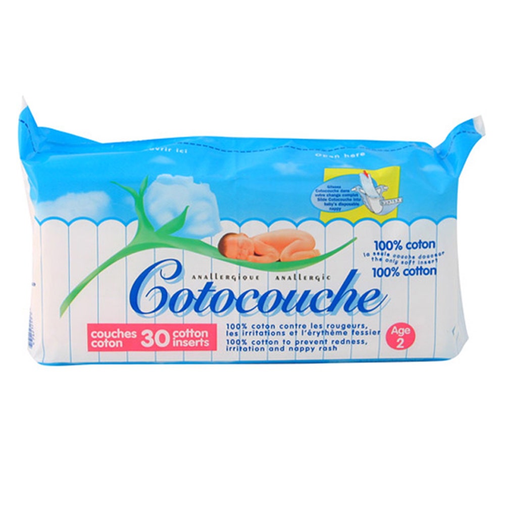 Gilbert Cotocouche Pannolini 2° età 100% cotone X30