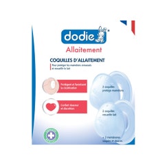 Dodie Dodie Coquilles D'allaitement Boite De 4