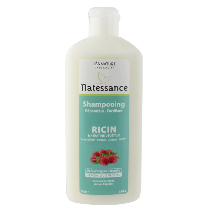 Shampoo Riparatore Per Capelli Normali, Secchi O Indeboliti - Natessance 250 ml Natessance