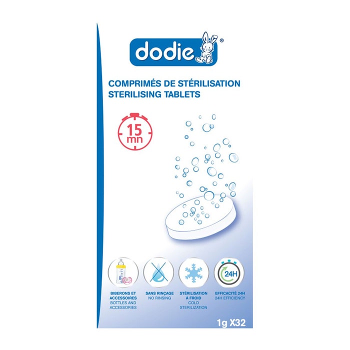 Dodie Comprimes Sterilisation A Froid X32 Comprimes Dodie