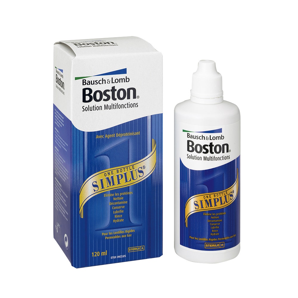 Bausch&Lomb BOSTON SIMPLUS SOLUZIONE MULTIFUNZIONALE PER LENTI RIGIDE 120ML 120ml