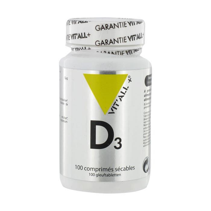 Vit'All+ Vitamine D3 20µg 100 compresse