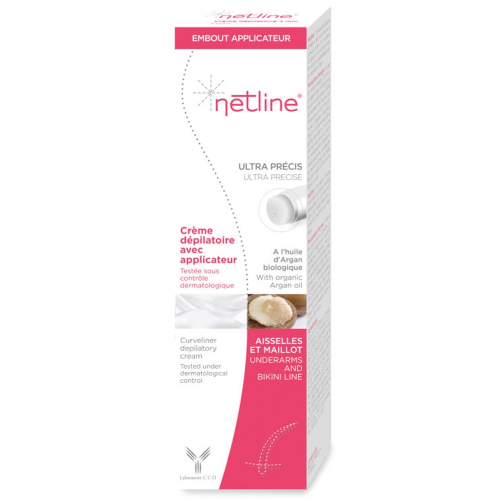 Netline Crema depilatoria per ascelle e linea bikini 100ml