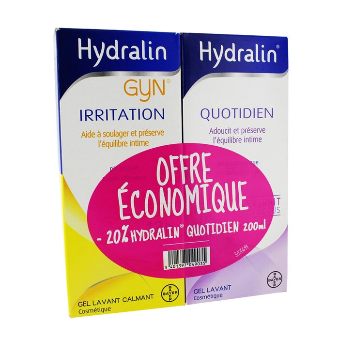 Hydralin Gyn Irritazione + Hydralin Quotidiano 200ml Quotidien Hydralin