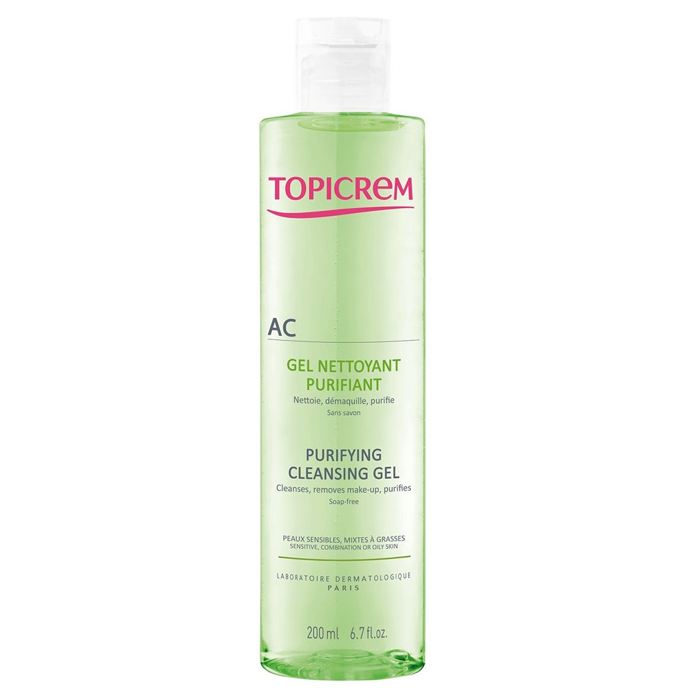 Topicrem Ac Pelle da Mista a Grassa Gel detergente Purificante 200ml
