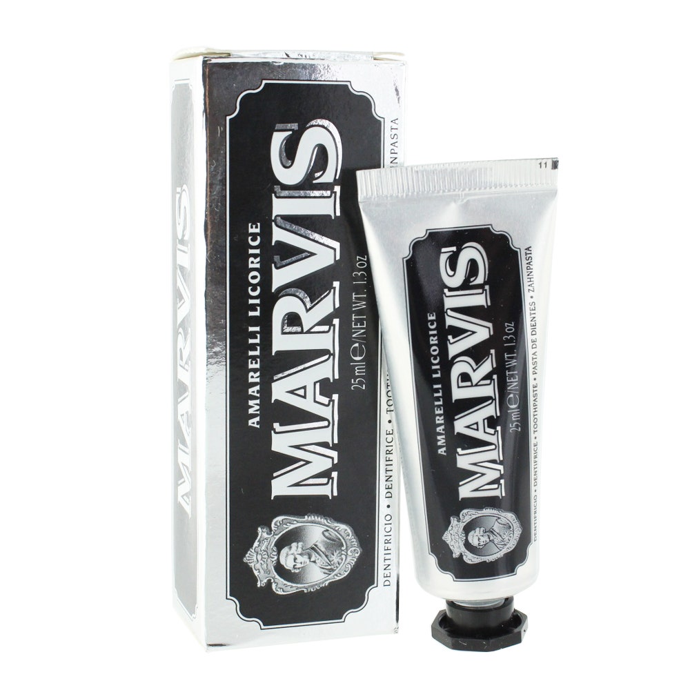 Marvis Licorice Mint Dentifricio alla liquirizia Amarelli 25ml