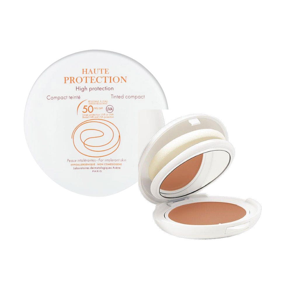 Avène Solari Alta protezione solare Compatto Colorato Spf50 Pelle Intollerante o fragile del viso 10g