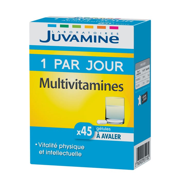 Multivitamines 1 Par Jour 45 Gélules Juvamine