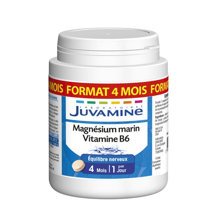 Magnesio marino vitamina B6 120 compresse Juvamine