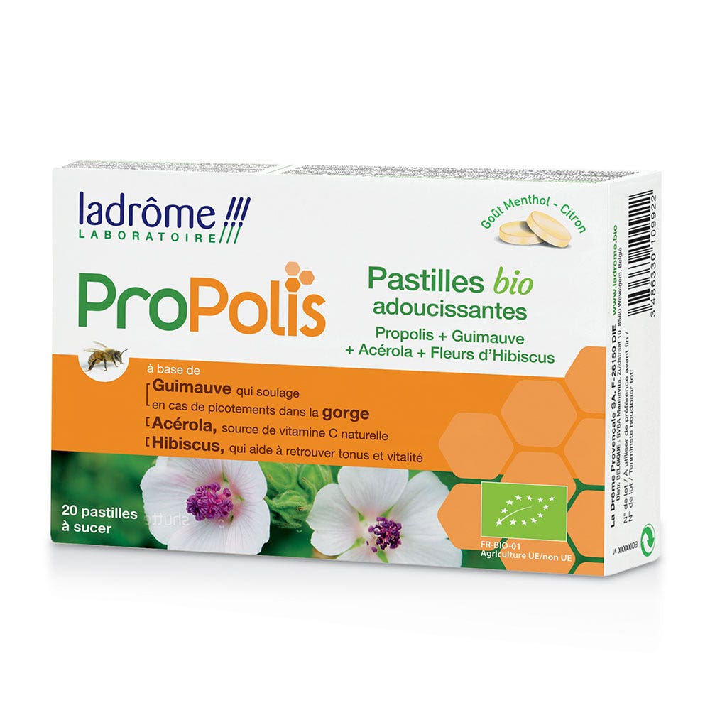 Ladrôme Propolis Pastiglie lenitive biologiche 20 unità