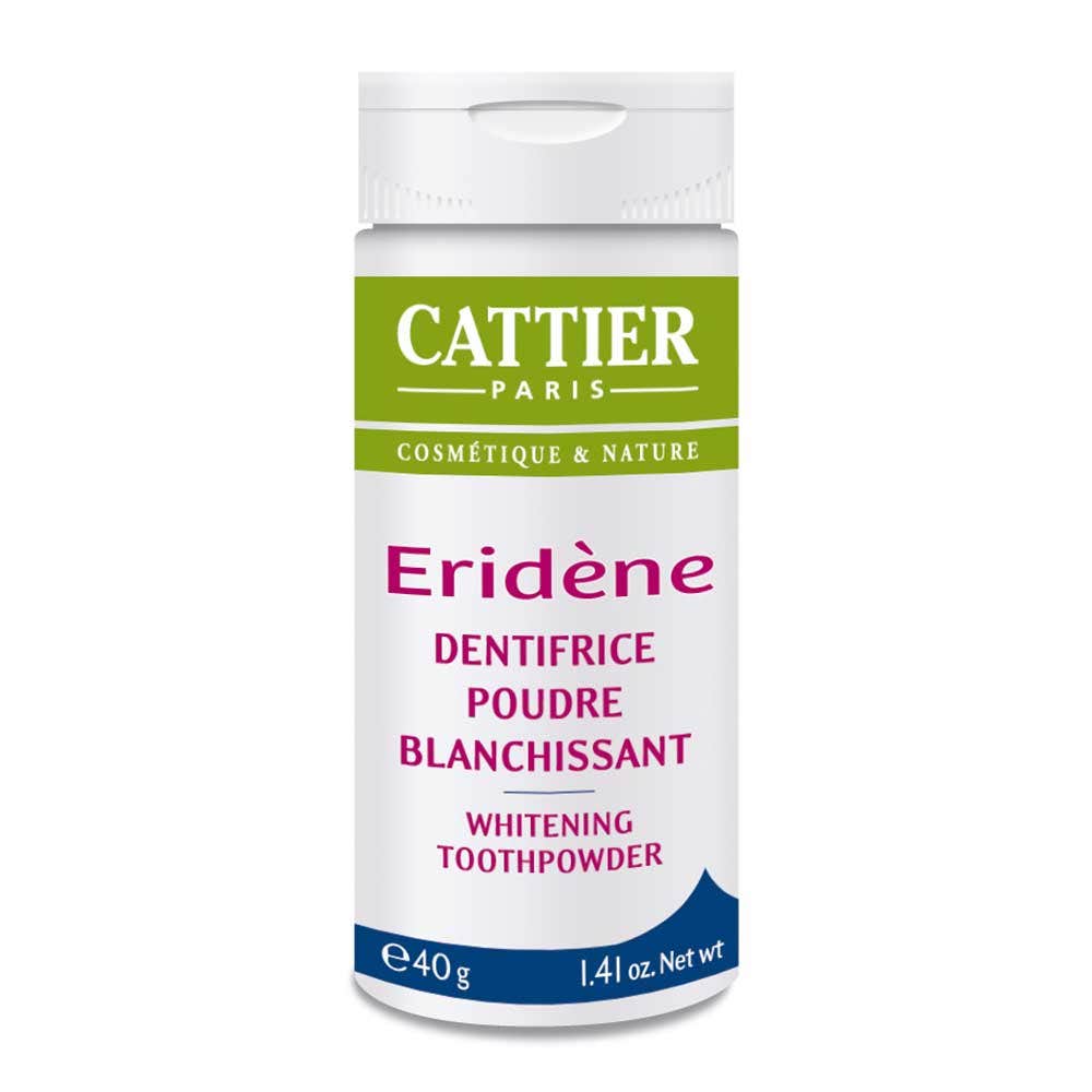 Cattier Dentifricio Eridene Dentifricio In Polvere Sbiancante Bio 40g