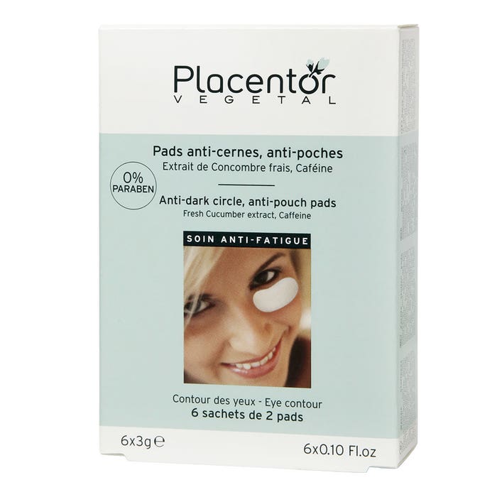 Placentor Végétal Camomilla d'oro Anti-cerchio Pads 6 Bustine X 2