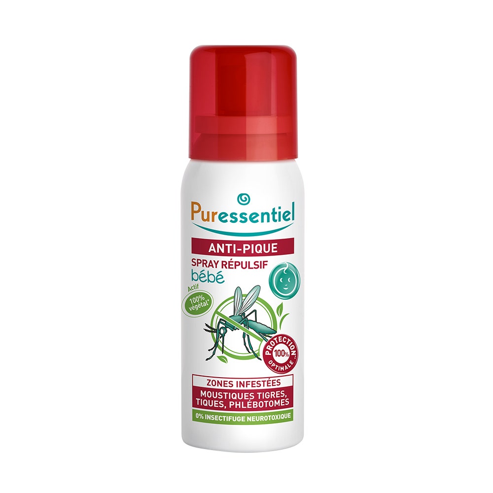 Puressentiel SOS Insetti Spray repellente anti-zanzare bambino 60 ml