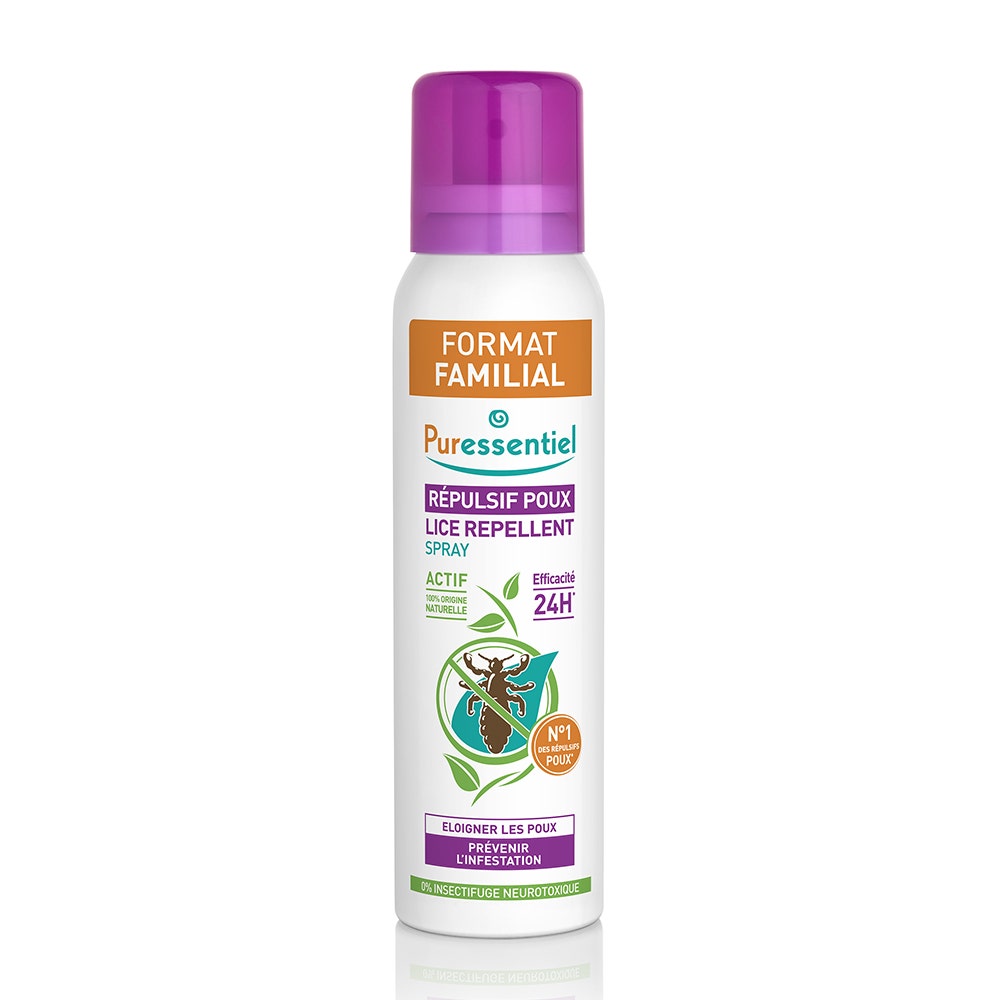 Puressentiel Anti-pidocchi Spray repellente per pidocchi formato famiglia 200 ml