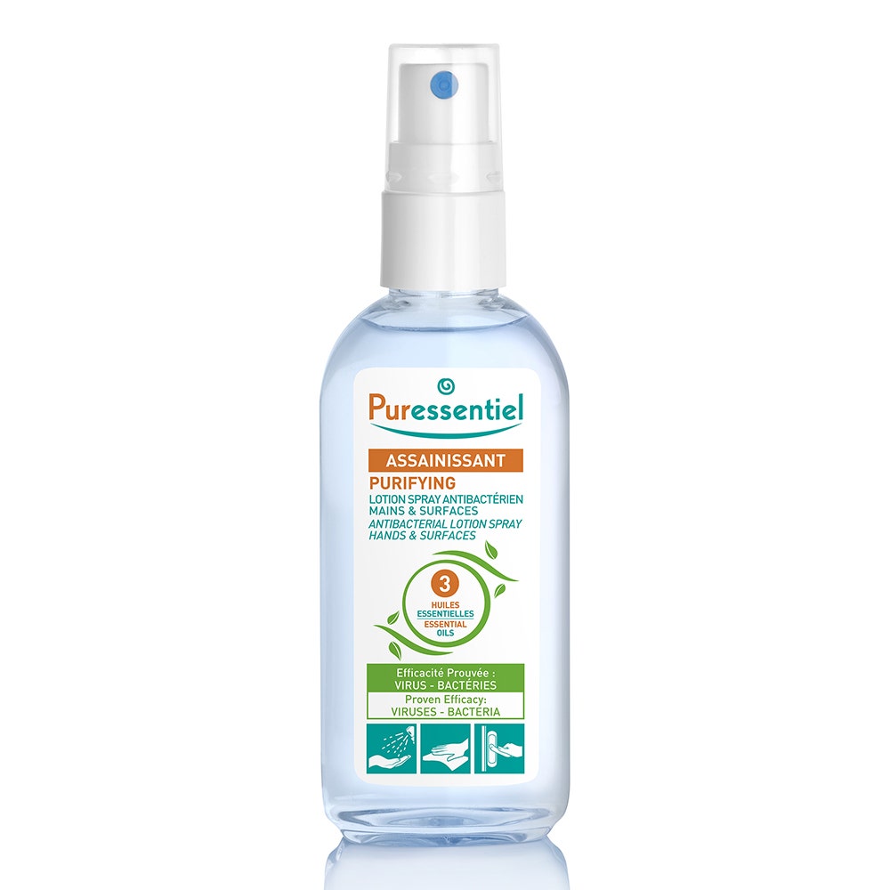 Puressentiel Purificante Lozione spray antibatterica per mani e superfici 80ml