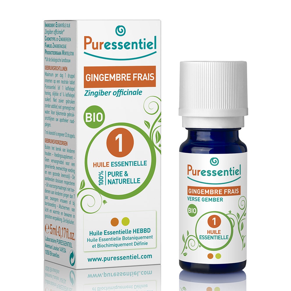 Puressentiel Oli essenziali Zenzero fresco bio 5ml