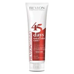 Revlon Professional Revlonissimo 45 Days Color Care Shampoo e Balsamo Brave Reds conditioner 275ml