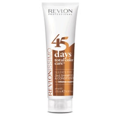 Revlon Professional Revlonissimo 45 Days Color Care Shampoo e Balsamo Conditioner Intensive Copper 275ml