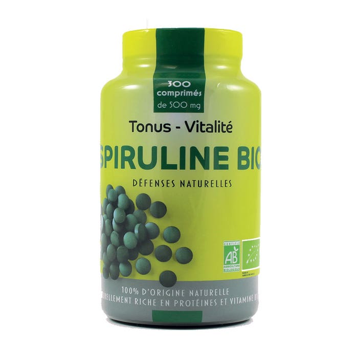 Spirulina Tonus Et Vitalite Organic 300 Compresse 500 mg Pharm'Up