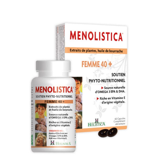 Menolistica Donne 40+ Supporto nutrizionale 60 Capsule Holistica