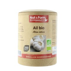 Nat&Form Aglio Bio 200 Capsule vegetali Nat&form 200 Gélules