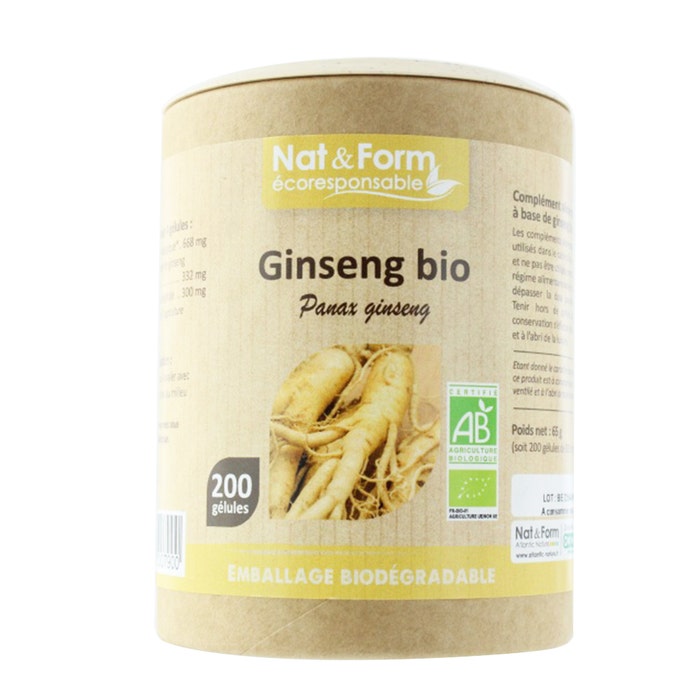 Nat&Form Ginseng BIOLOGICO 200 capsule