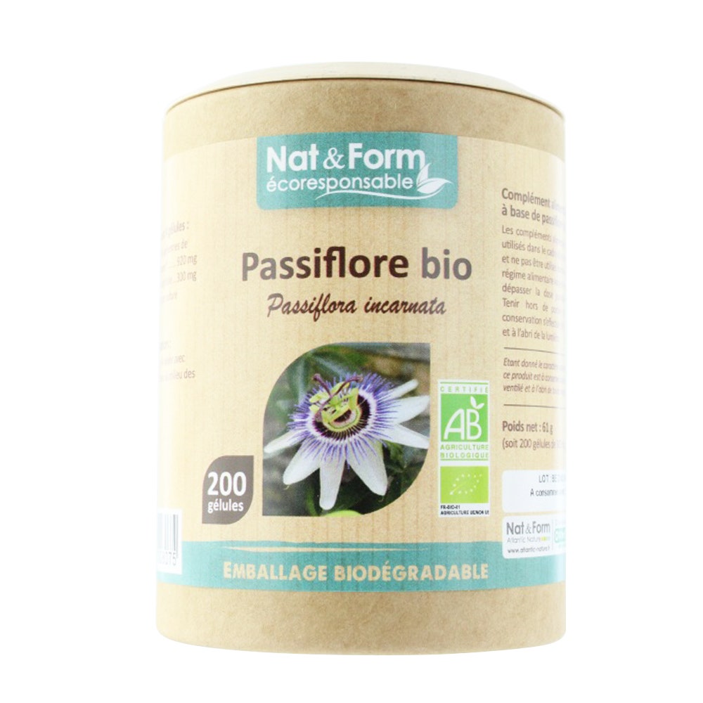 Nat&Form PASSIFLORE BIOLOGICO 200 capsule