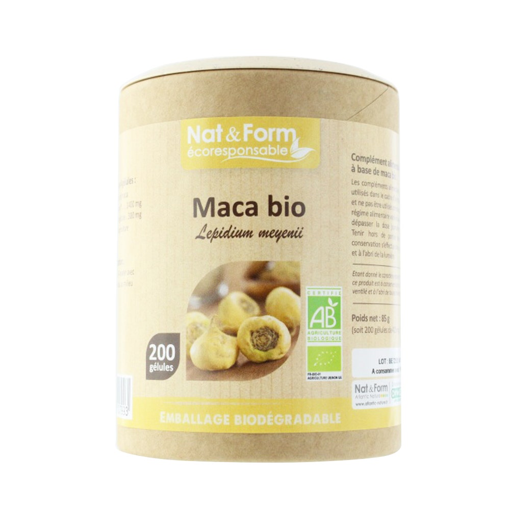 Nat&Form MACA BIO DAL PERÙ 200 capsule